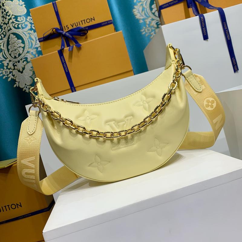 LV Shoulder Handbags M59823 Banana Yellow